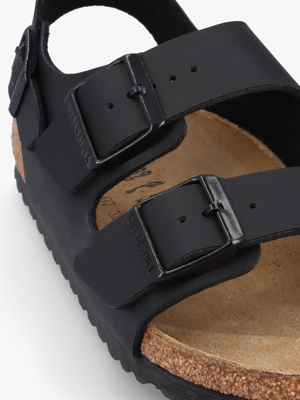 Milano Black Birko-Flor Sandals