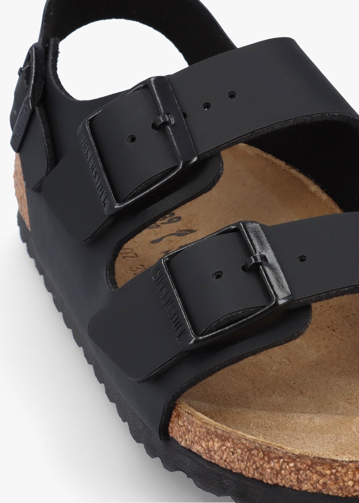 Milano Black Birko-Flor Sandals