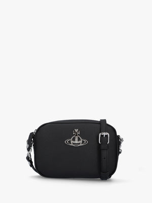 Anna Biogreen Saffiano Black Camera Bag