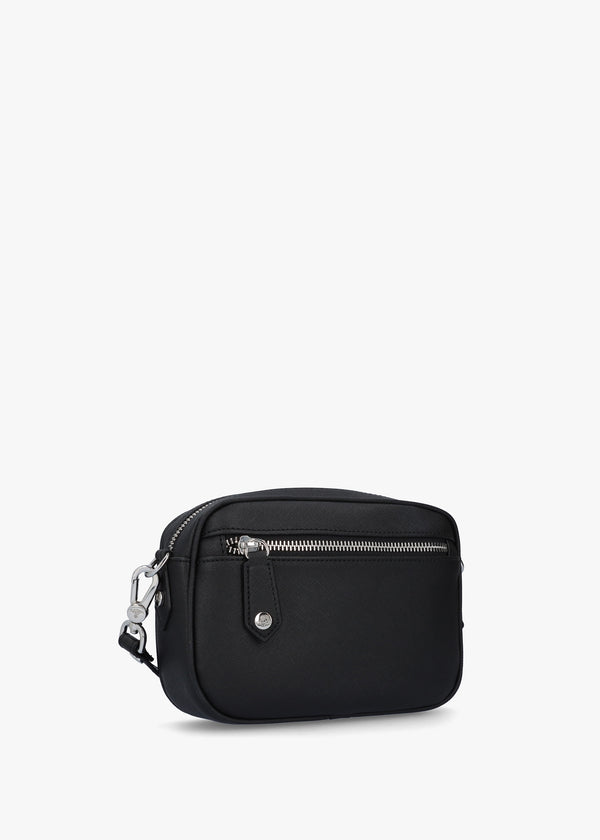 Anna Biogreen Saffiano Black Camera Bag