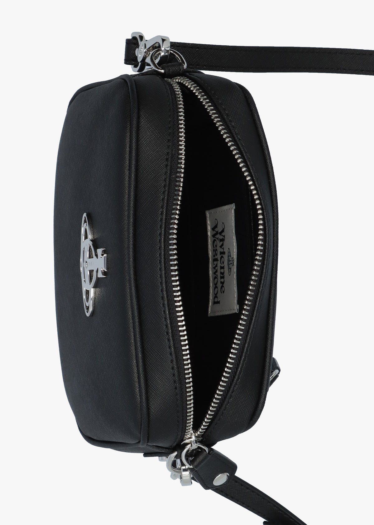 Anna Biogreen Saffiano Black Camera Bag