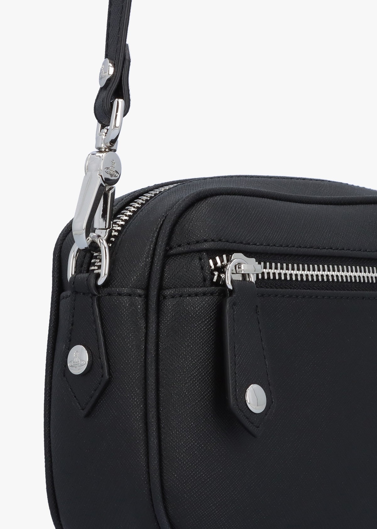 Anna Biogreen Saffiano Black Camera Bag