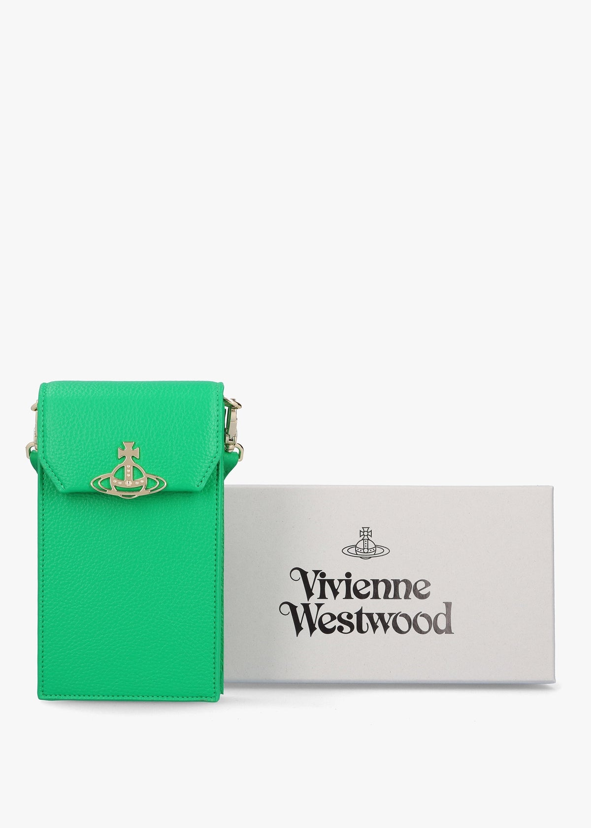 Vegan Bright Green Phone Bag