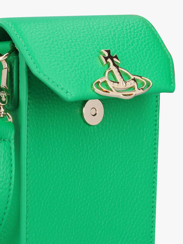 Vegan Bright Green Phone Bag