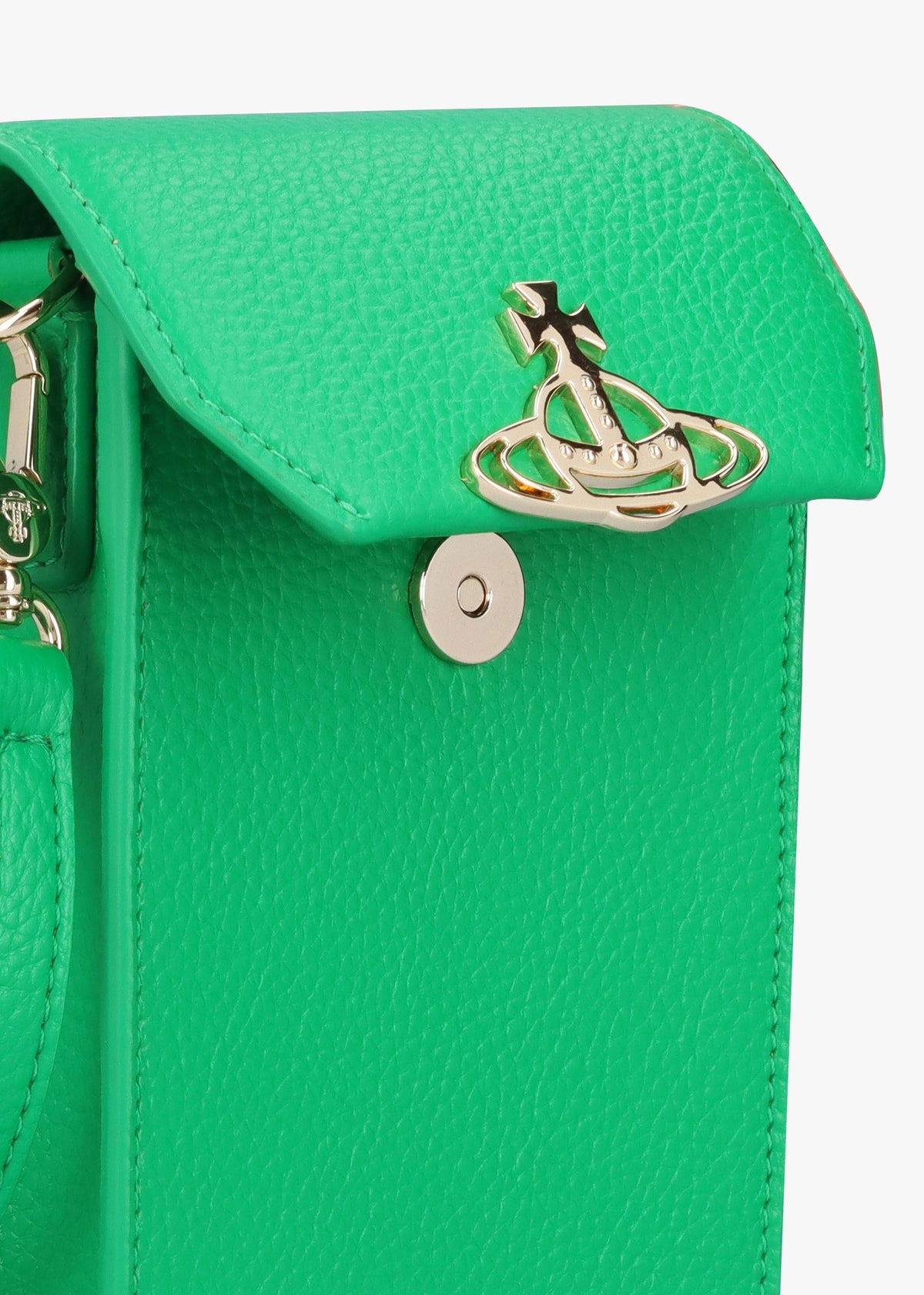 Vegan Bright Green Phone Bag