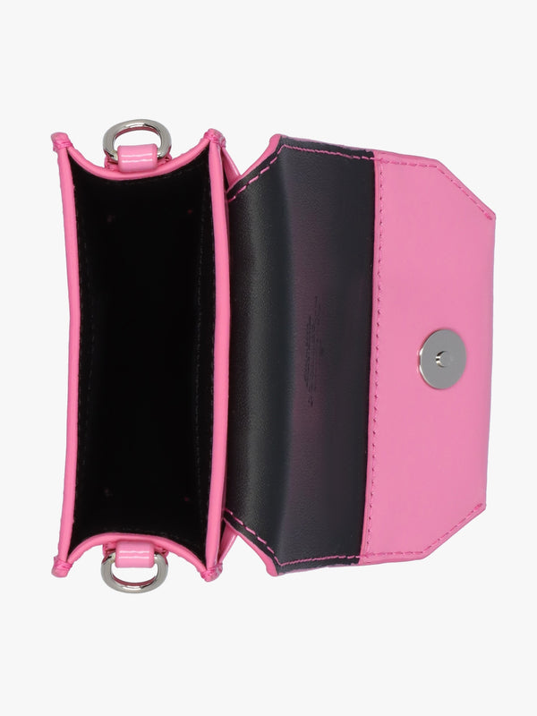 Pink Patent Leather Phone Bag