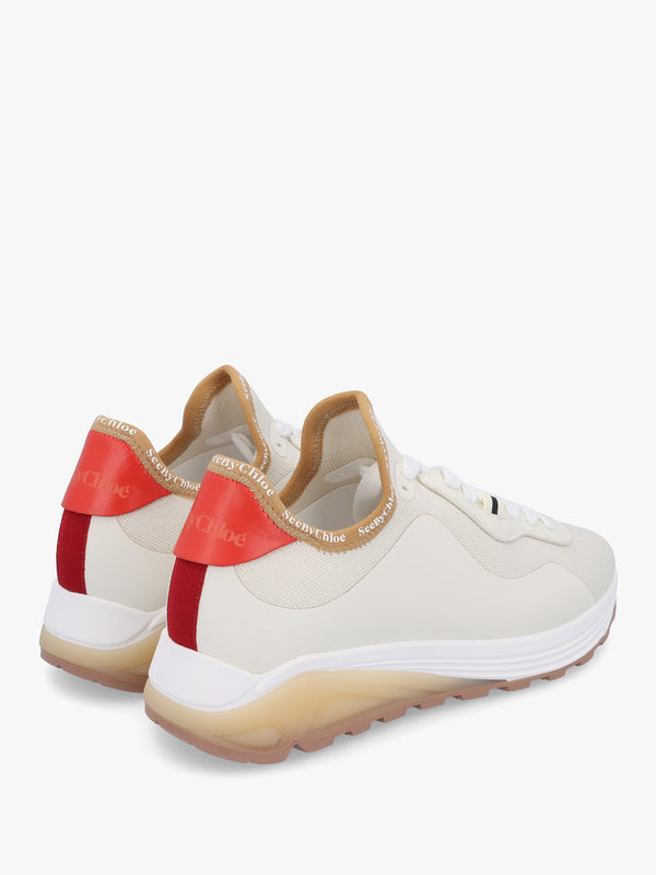 Brett White Low Top Trainers