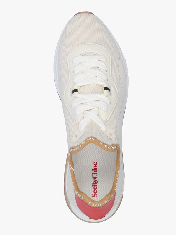 Brett White Low Top Trainers
