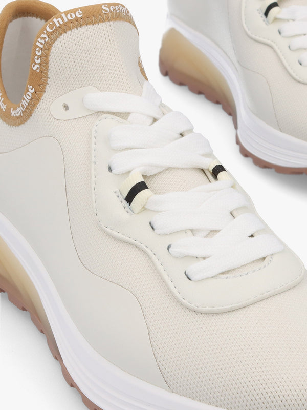 Brett White Low Top Trainers