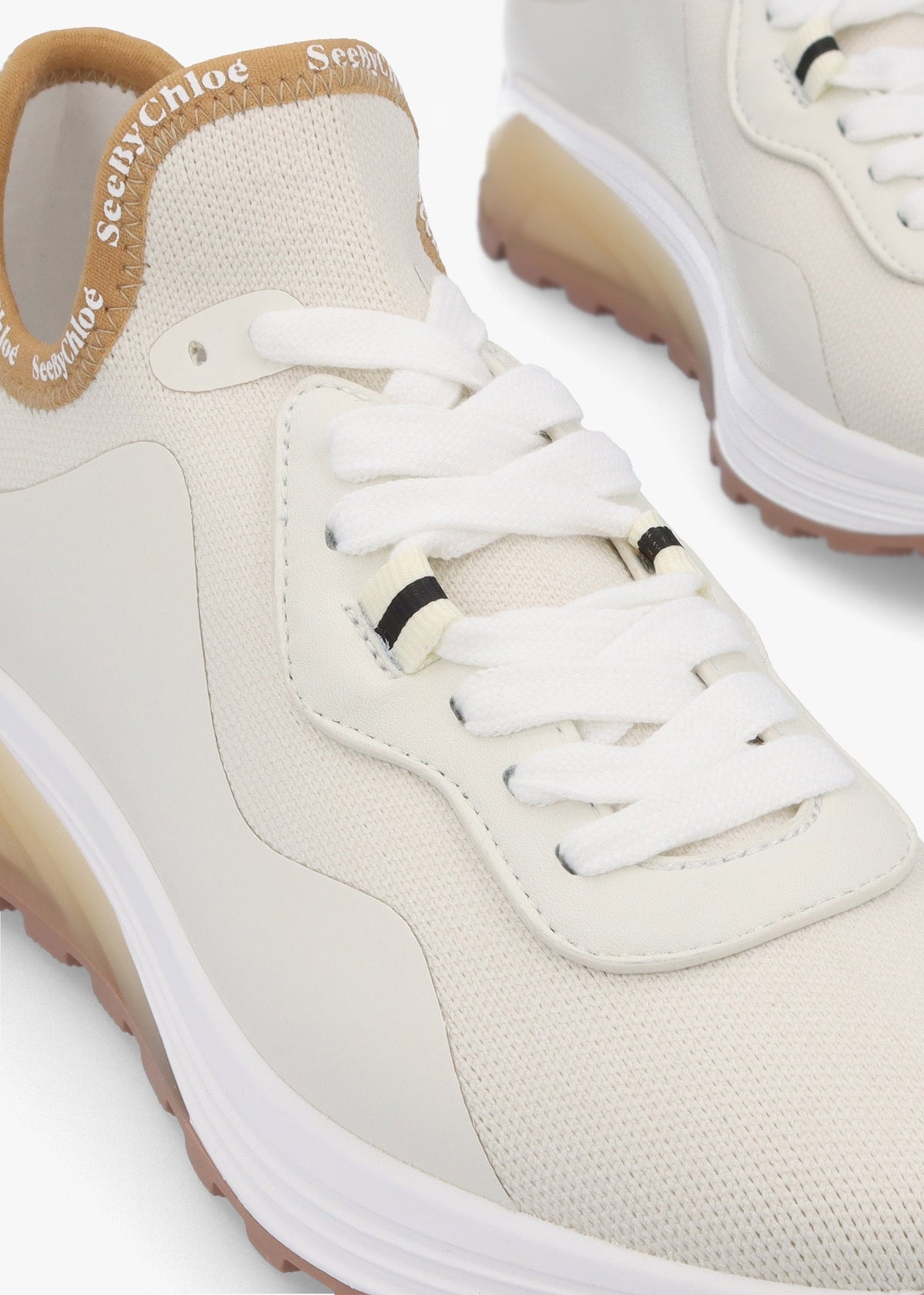 Brett White Low Top Trainers