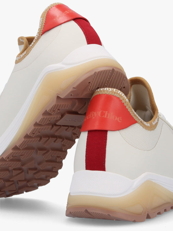 Brett White Low Top Trainers