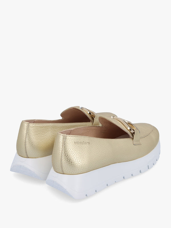 Wowlow Platino Leather Moccasins