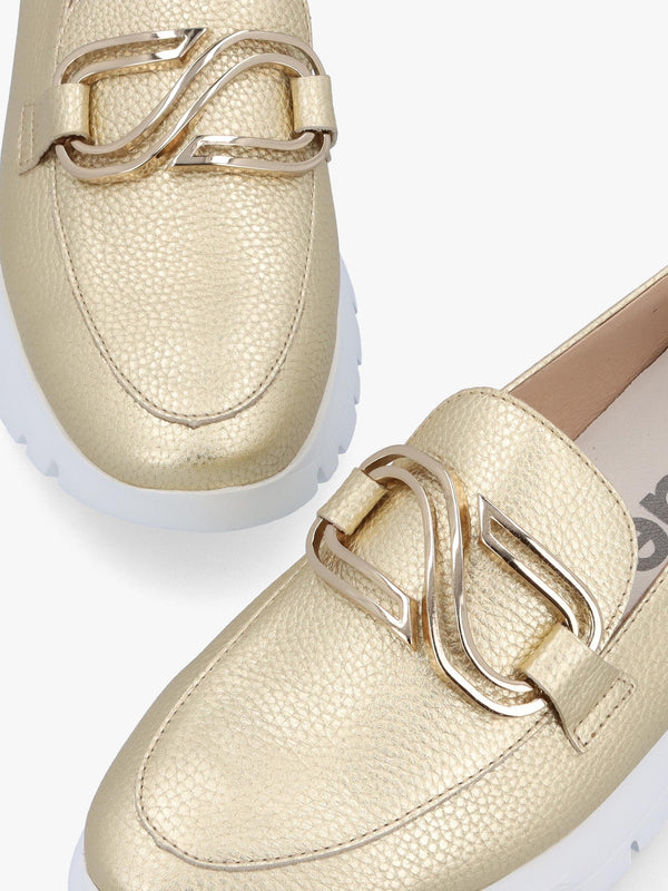 Wowlow Platino Leather Moccasins
