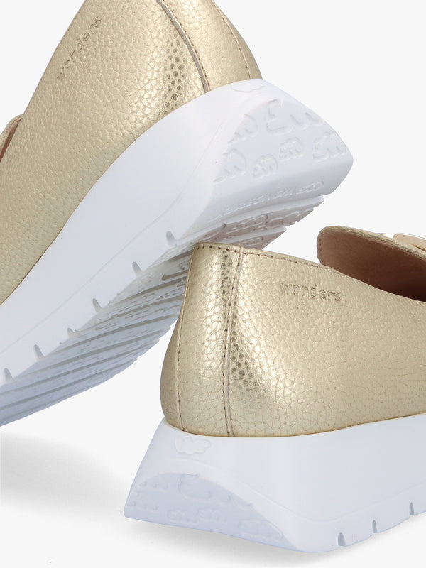 Wowlow Platino Leather Moccasins