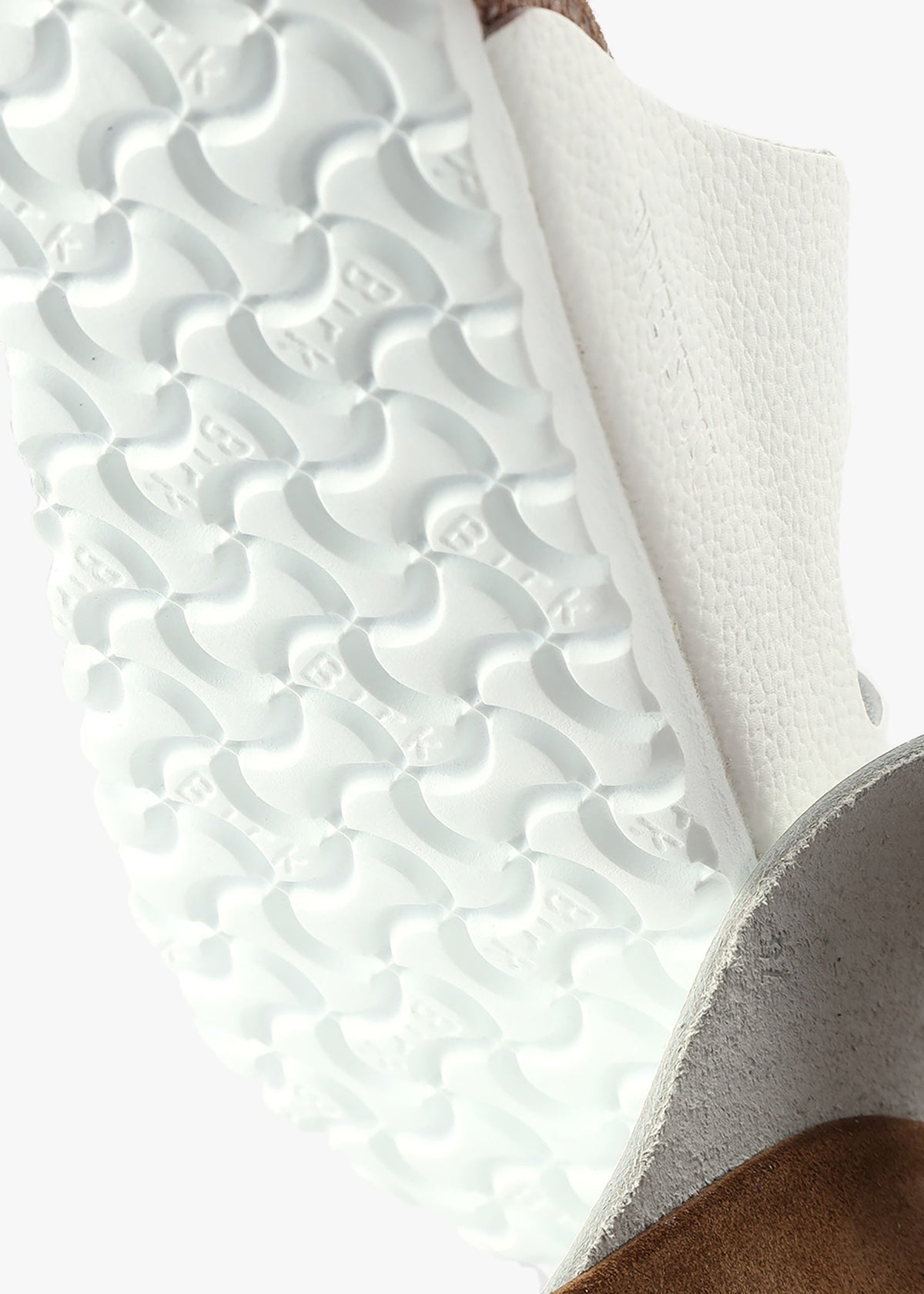 Arizona White Natural Leather Two Bar Mules