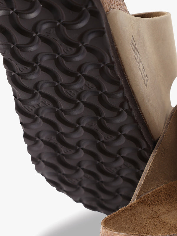 Arizona Tabacco Brown Leather Two Bar Mules