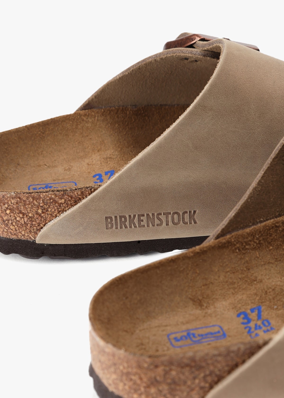 Arizona Tabacco Brown Leather Two Bar Mules