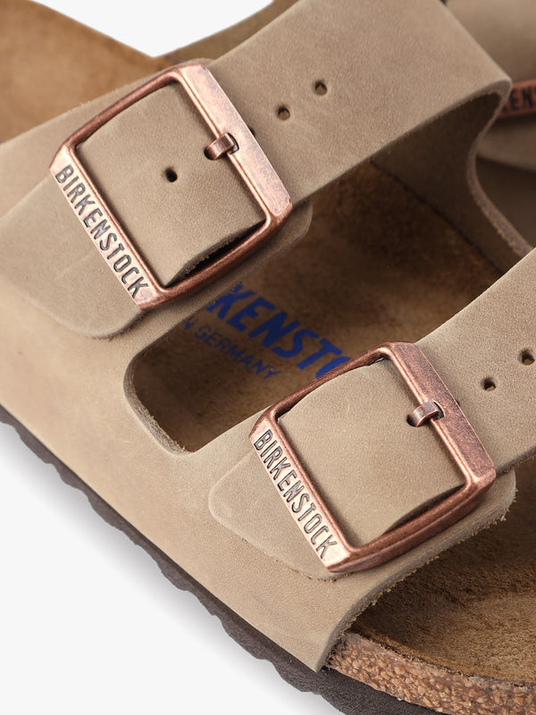Arizona Tabacco Brown Leather Two Bar Mules