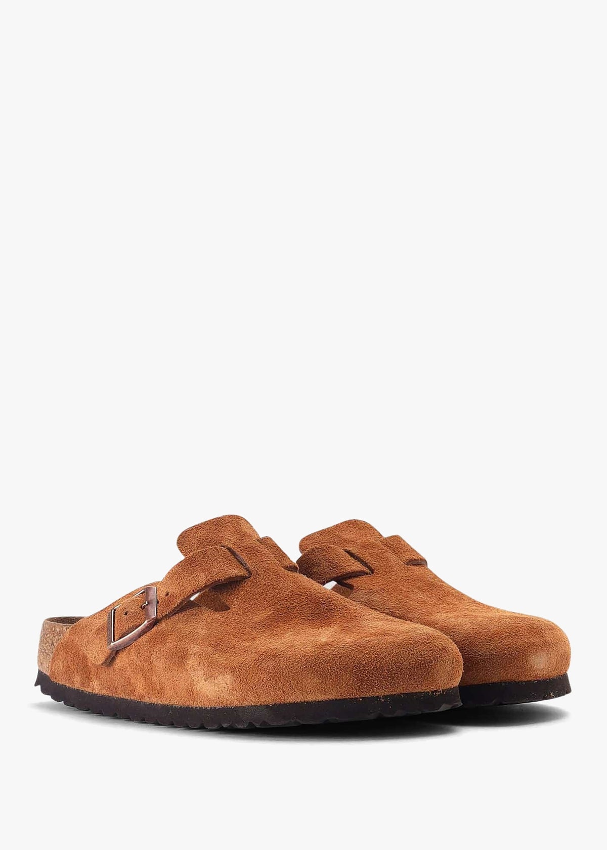 Boston Tan Suede Clogs