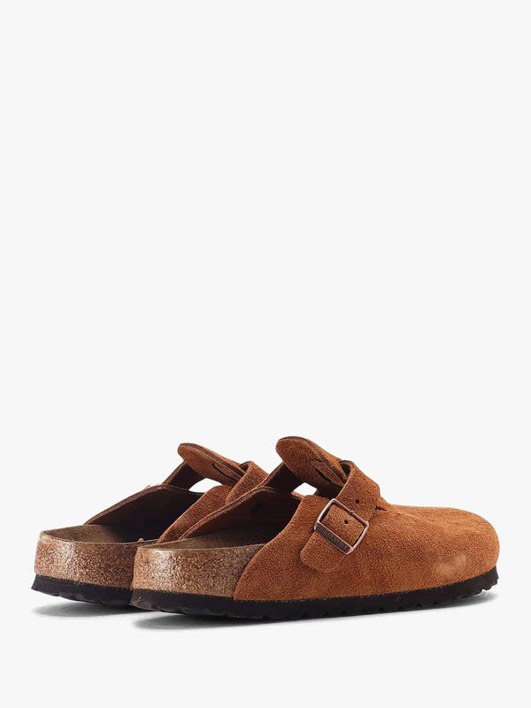 Boston Tan Suede Clogs