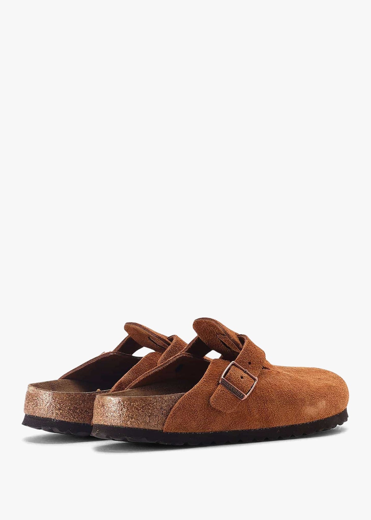 Boston Tan Suede Clogs