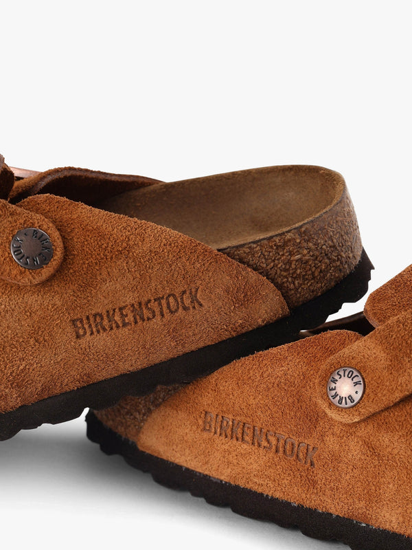 Boston Tan Suede Clogs