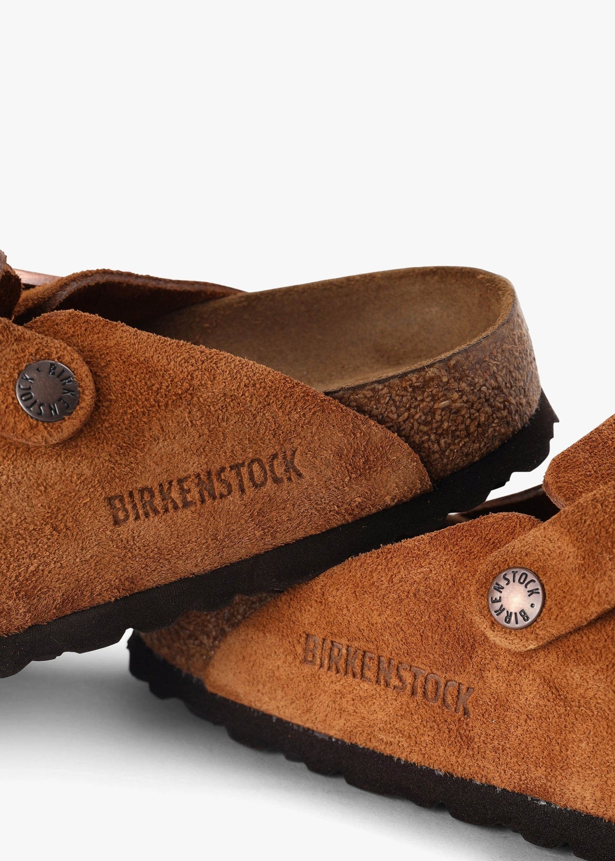 Boston Tan Suede Clogs