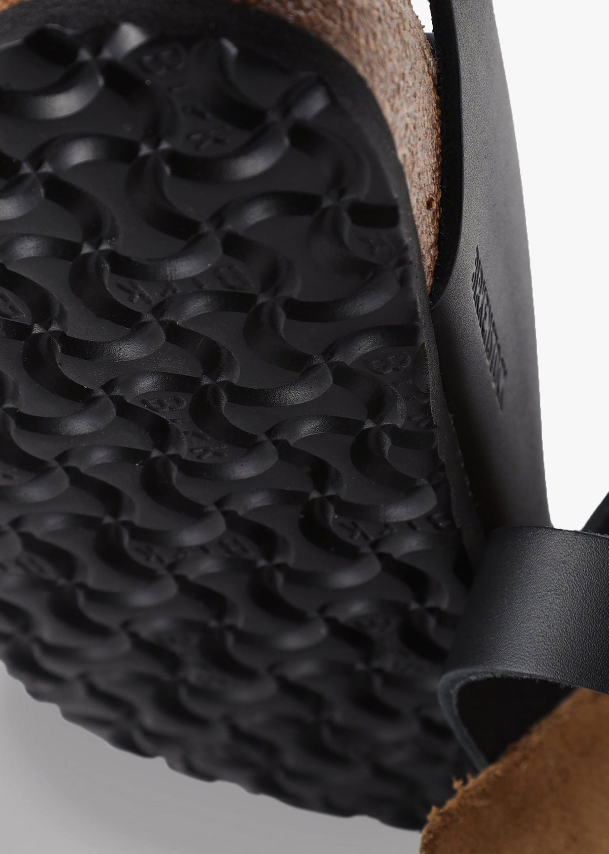 Milano Natural Black Leather Sandals