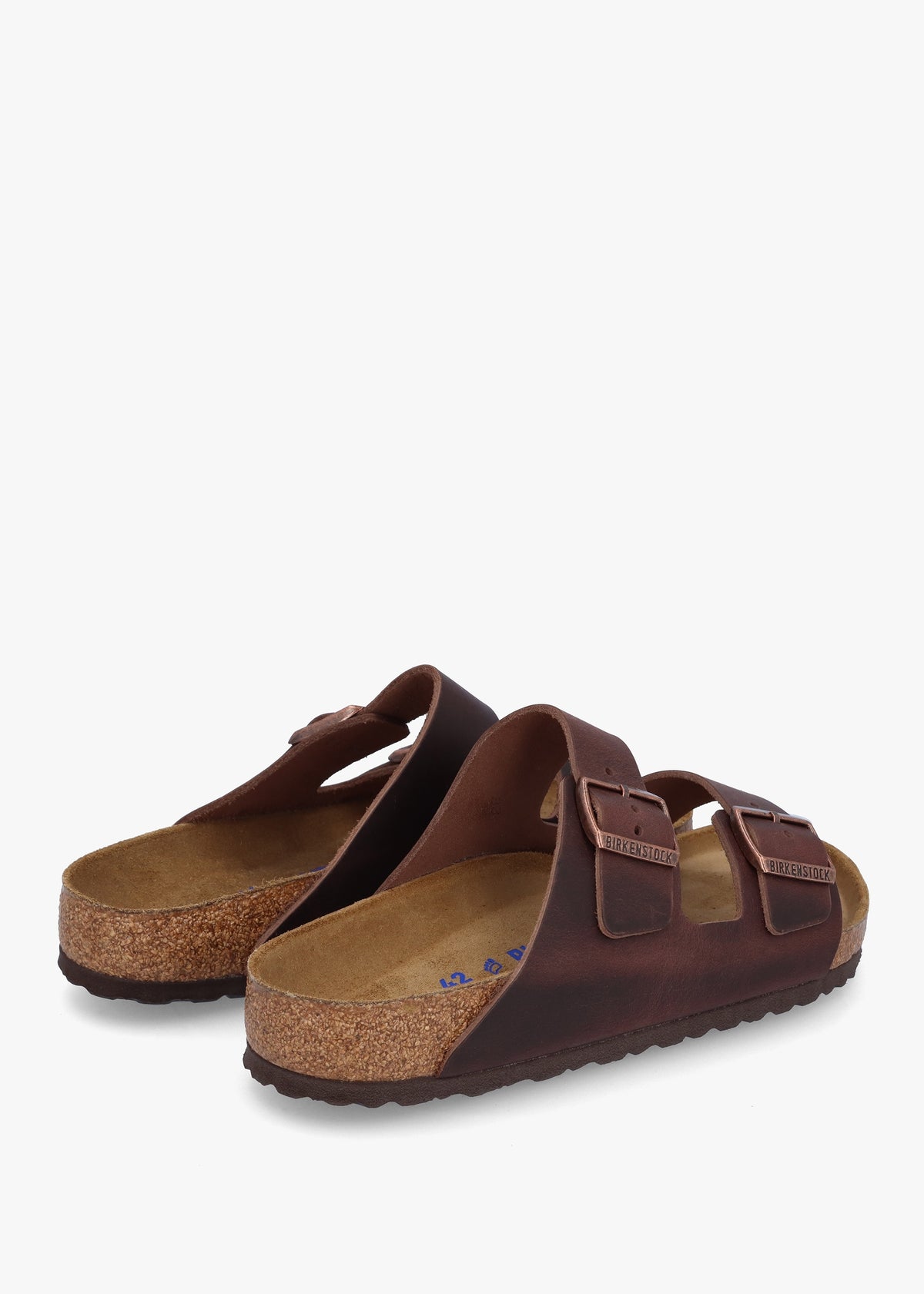 Men's Arizona Habana Natural Oiled Leather Two Bar Mules