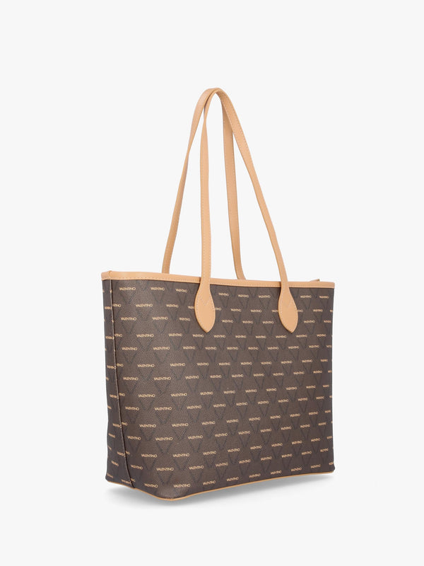 Liuto Relove Recycle Cuoio Multicolour Repeat Logo Tote Bag