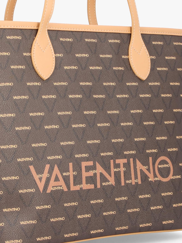 Liuto Relove Recycle Cuoio Multicolour Repeat Logo Tote Bag