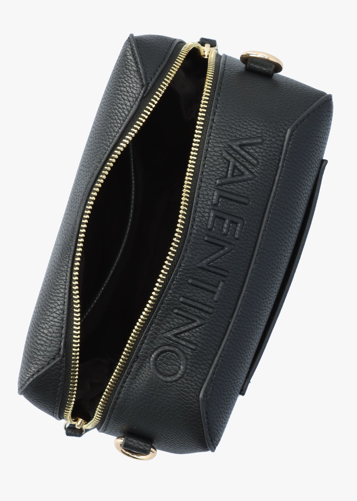 Pattie Haversack Pebbled Black Cross-Body Bag