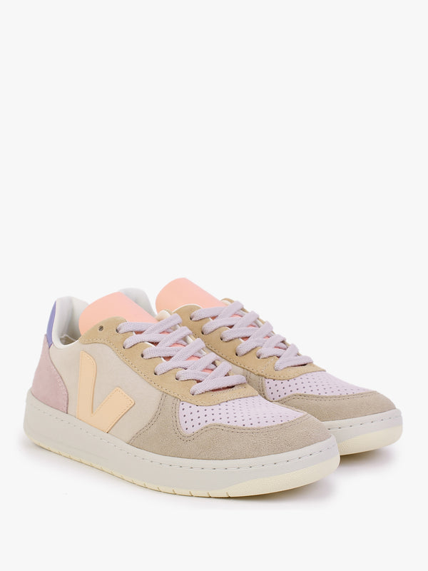 V-10 Suede Multico Peach Trainers