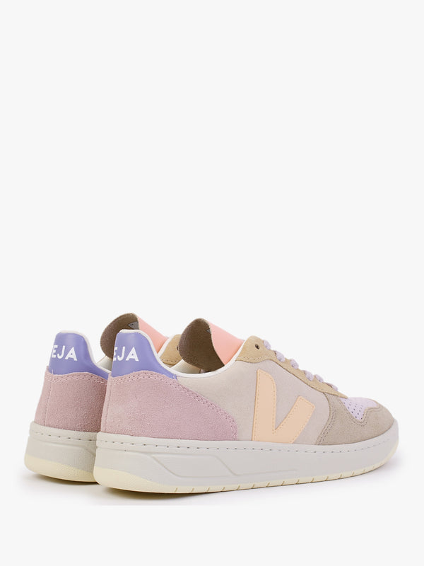 V-10 Suede Multico Peach Trainers
