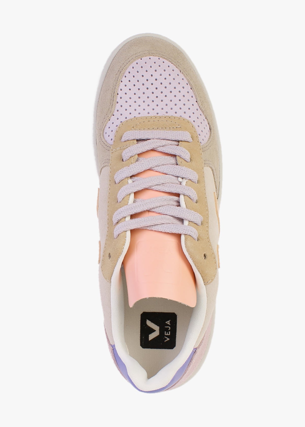 V-10 Suede Multico Peach Trainers