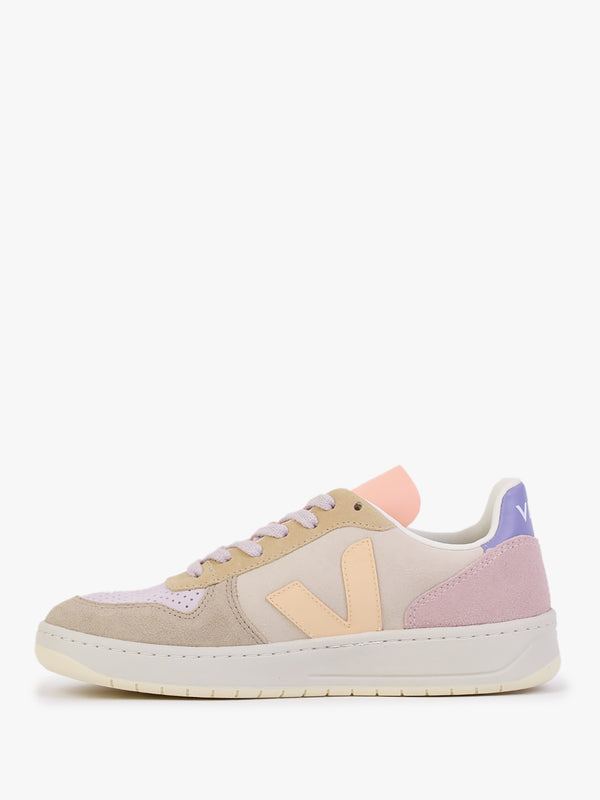 V-10 Suede Multico Peach Trainers