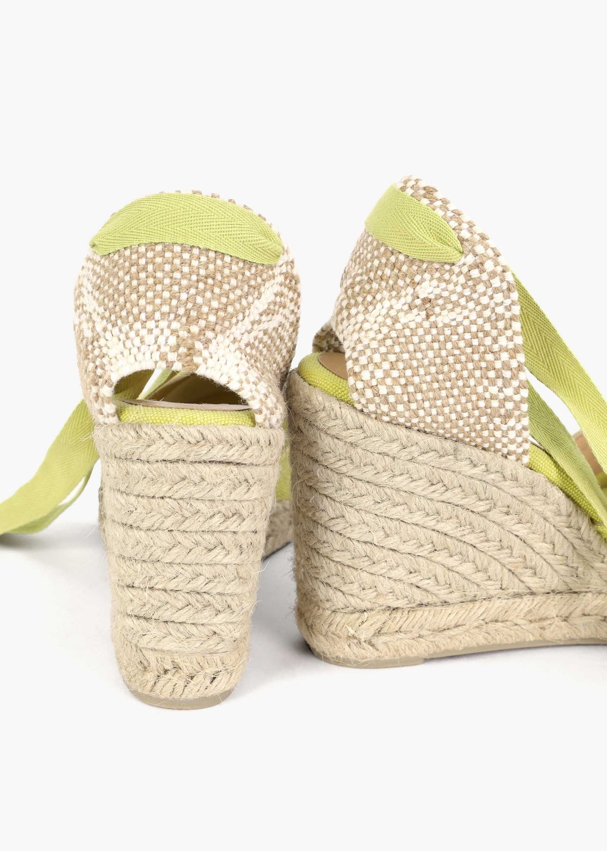 Carina Yellow Wedge Espadrilles