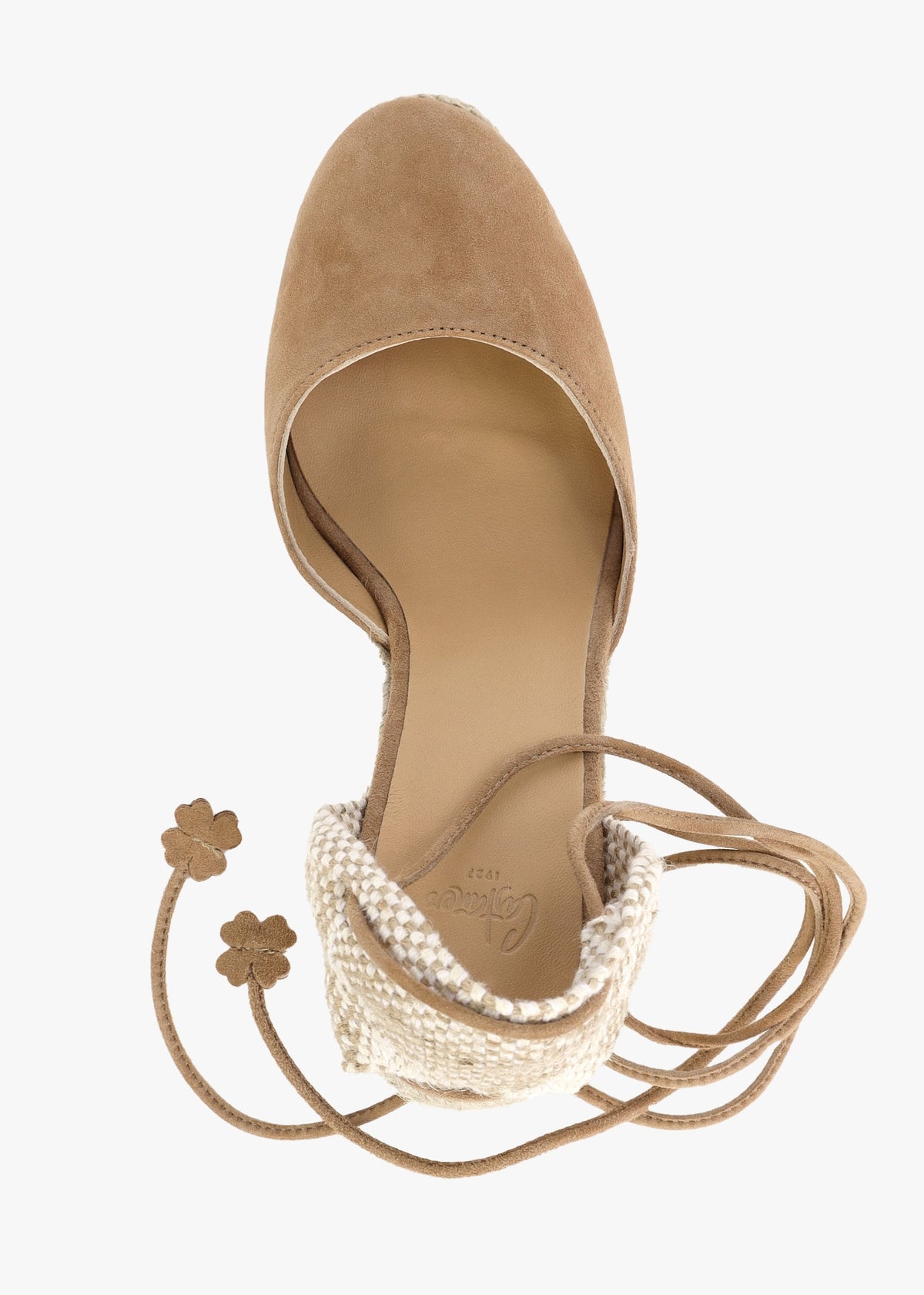 Carina Tan Suede Wedge Espadrilles