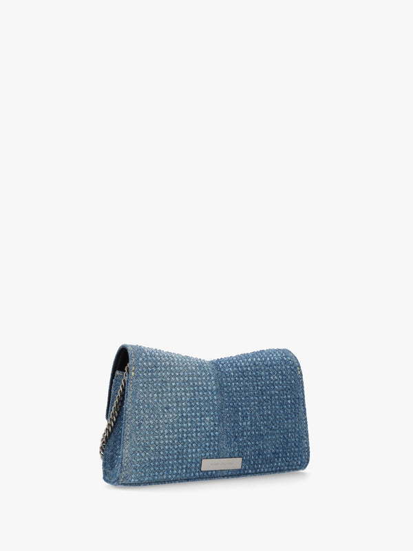 The Crystal ST. Marc Light Blue Chain Wallet