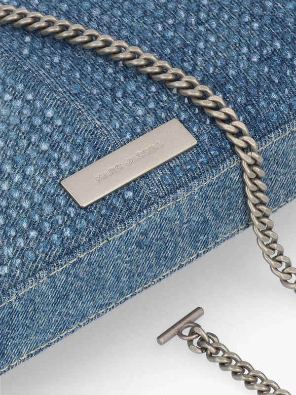 The Crystal ST. Marc Light Blue Chain Wallet