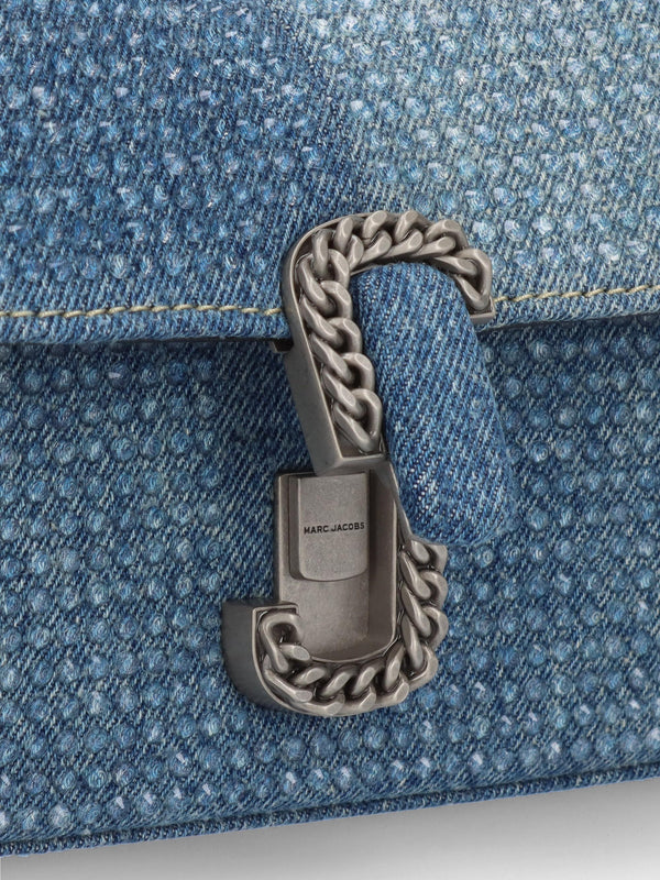 The Crystal ST. Marc Light Blue Chain Wallet