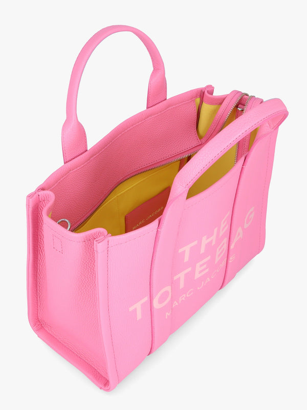 The Leather Medium Petal Pink Tote Bag