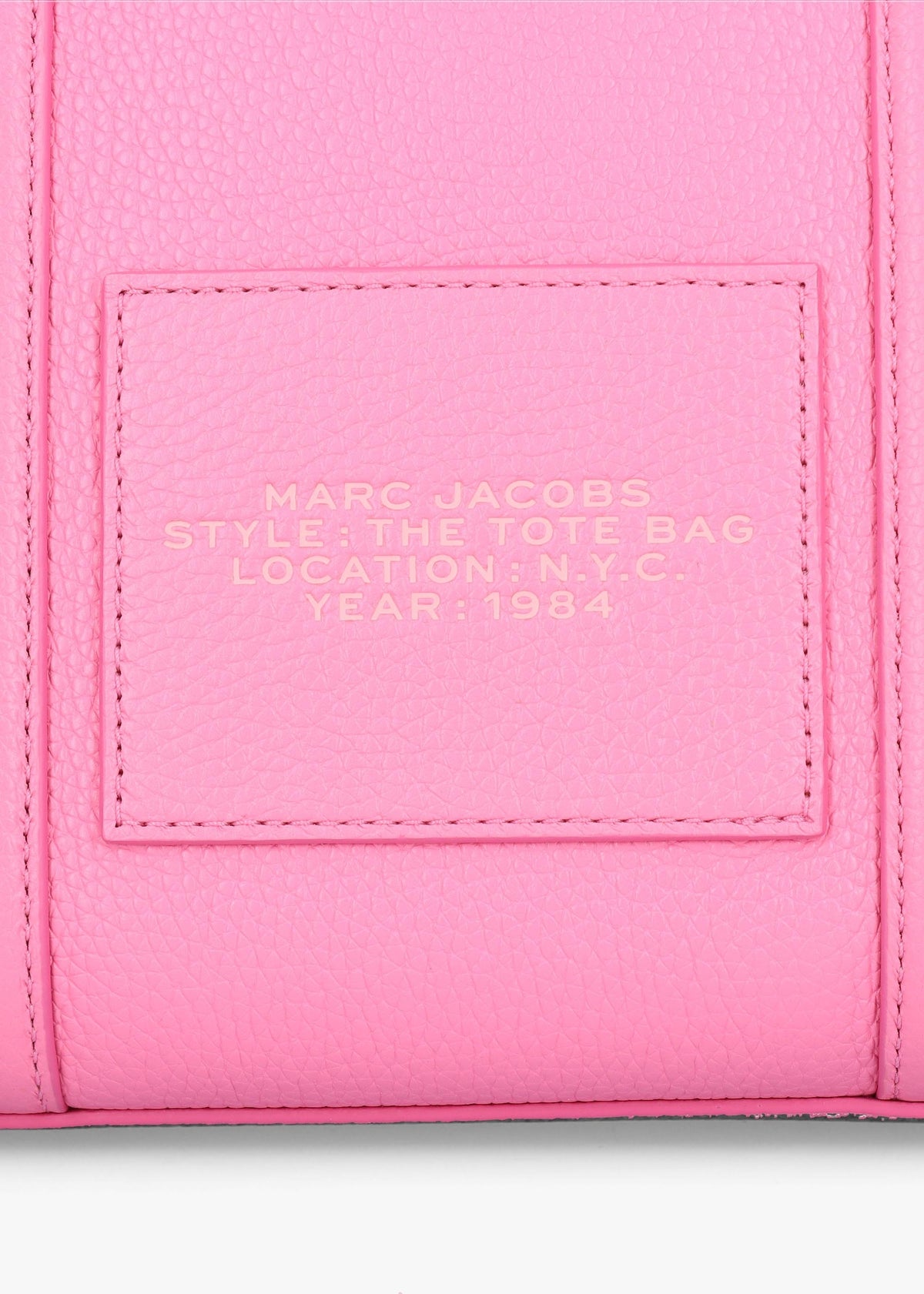The Leather Medium Petal Pink Tote Bag