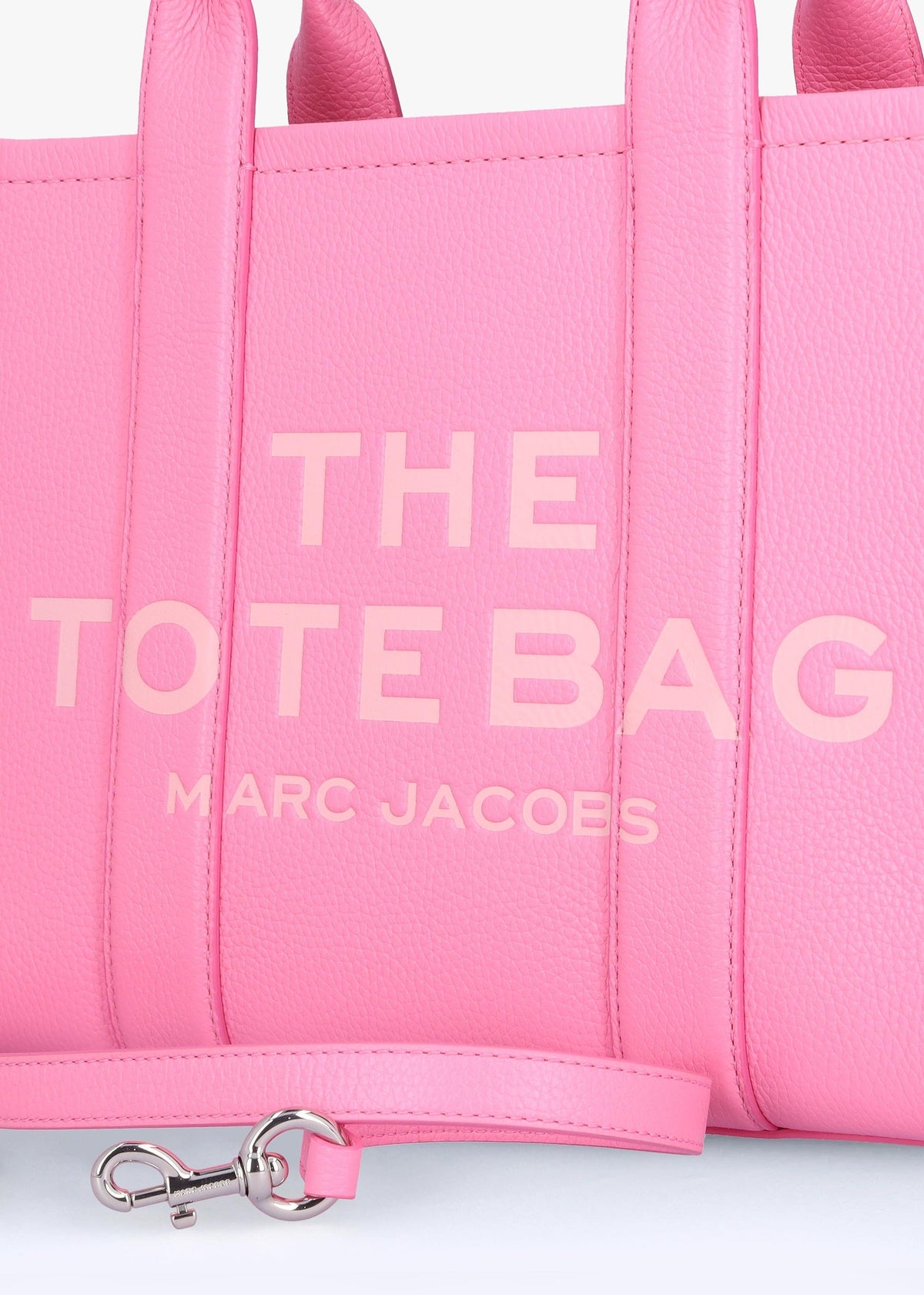 The Leather Medium Petal Pink Tote Bag