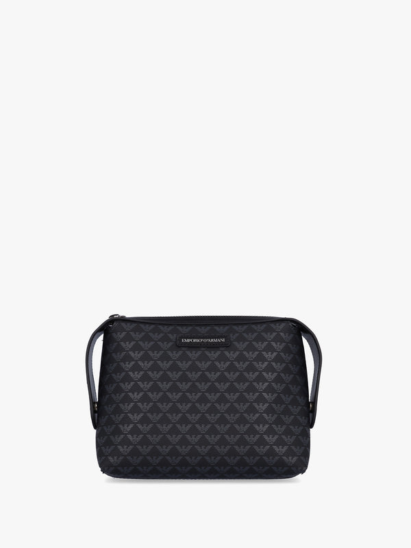 Medium Eagle Logo Black Tote Bag