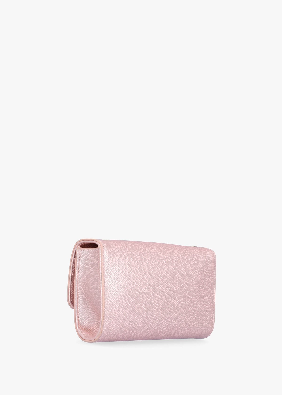 Divina Rosa Metallizzato Pebbled Shoulder Bag