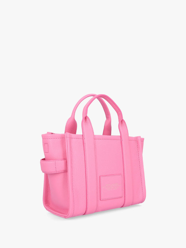 The Leather Small Pink Petal Tote Bag