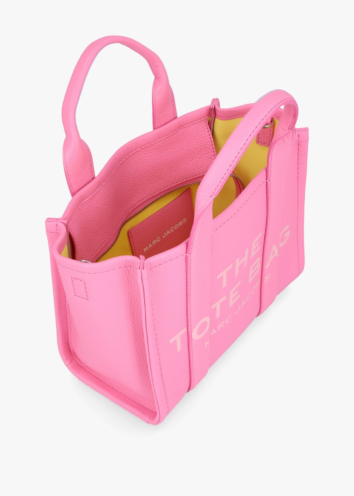 The Leather Small Pink Petal Tote Bag