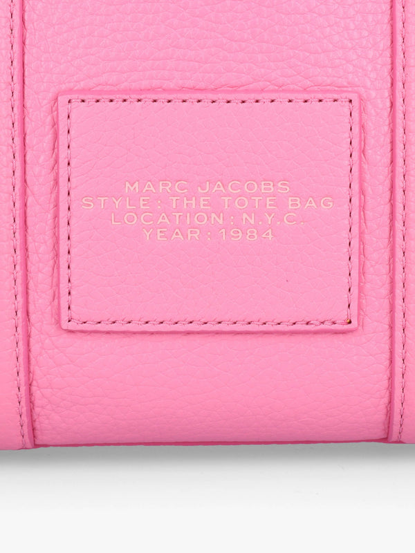 The Leather Small Pink Petal Tote Bag