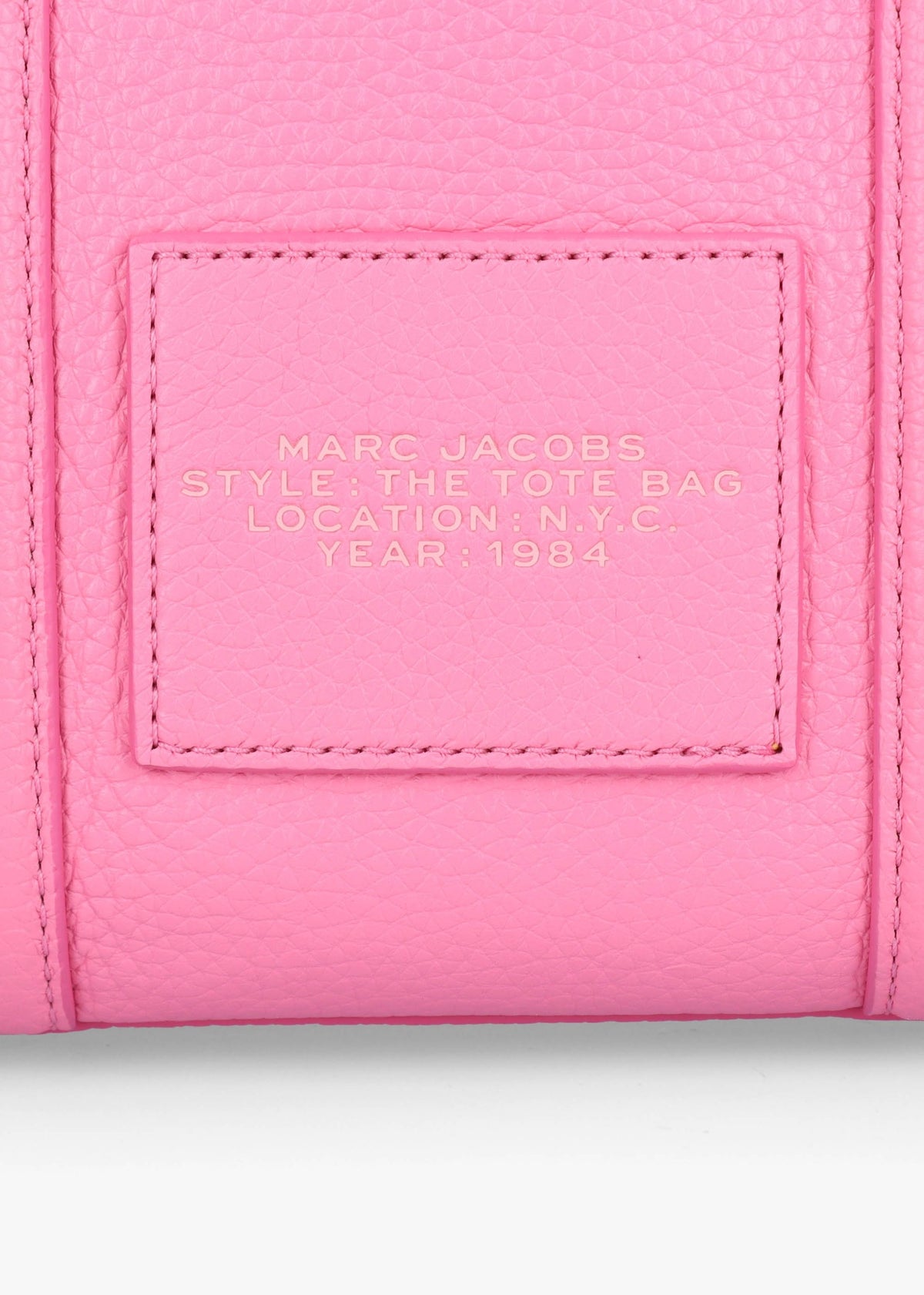 The Leather Small Pink Petal Tote Bag
